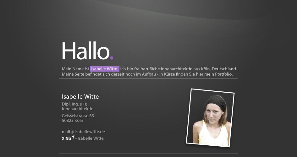 Isabelle witte, architektin